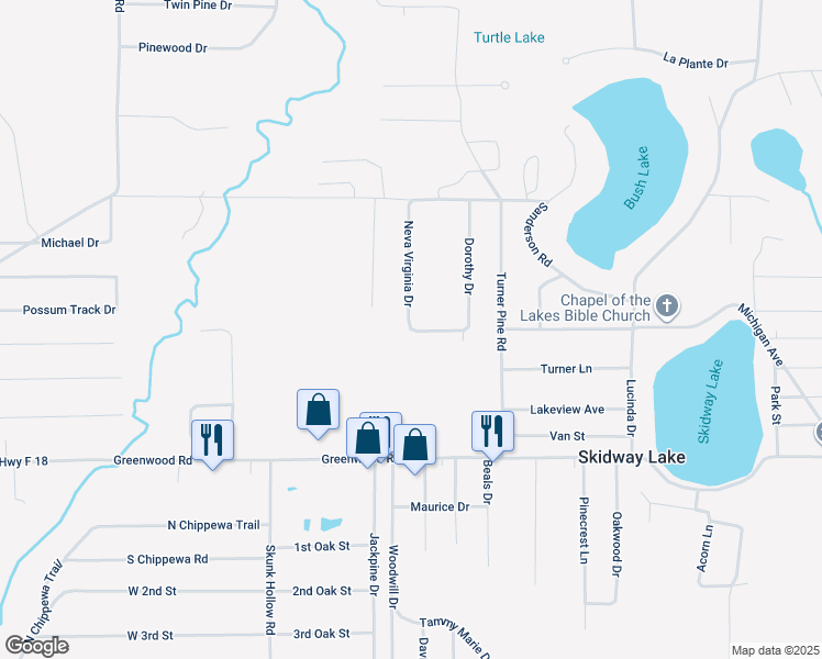 map of restaurants, bars, coffee shops, grocery stores, and more near 2000 Billie Lee Court in Prescott