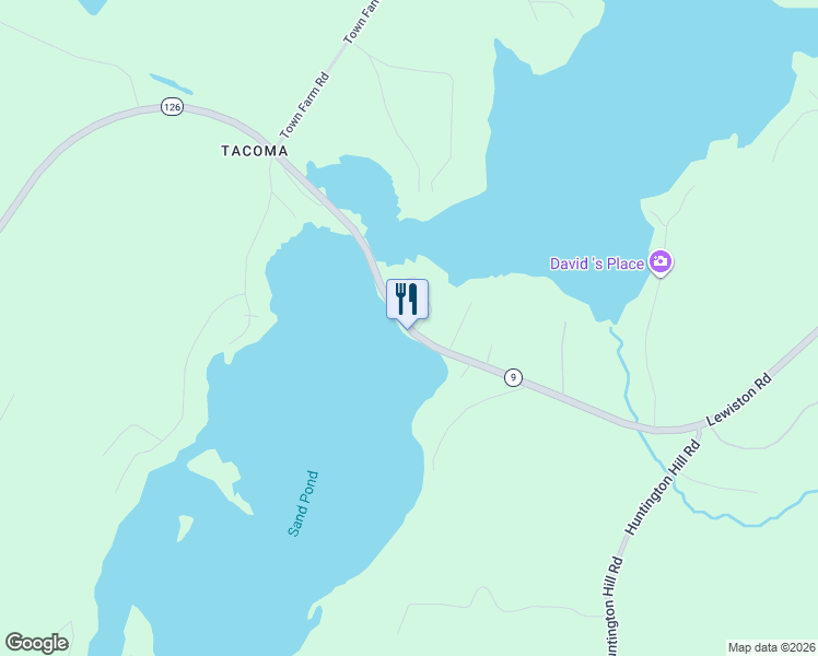 map of restaurants, bars, coffee shops, grocery stores, and more near 1791 Lewiston Road in Litchfield