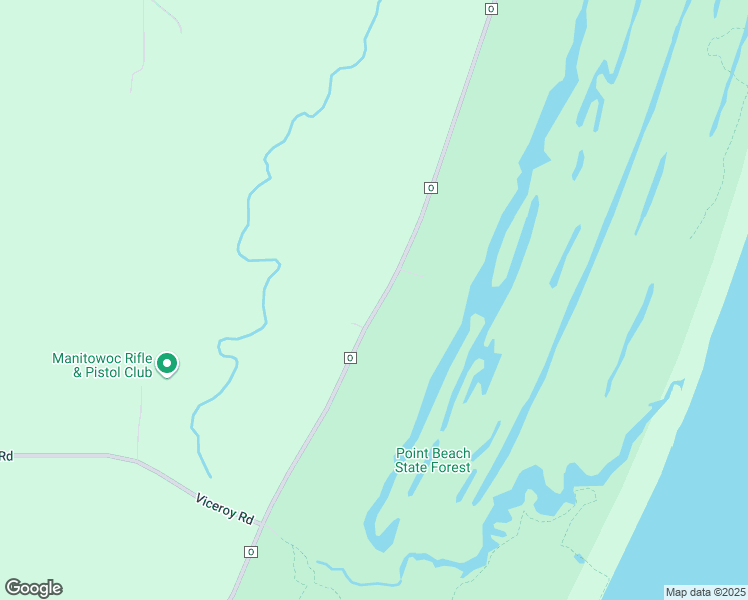 map of restaurants, bars, coffee shops, grocery stores, and more near 7320 County Road O in Two Rivers