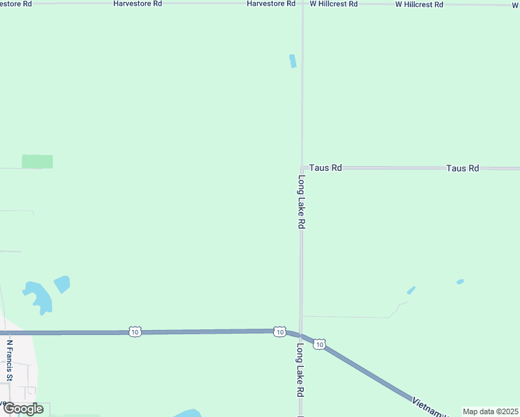 map of restaurants, bars, coffee shops, grocery stores, and more near N8267 Long Lake Road in Brillion