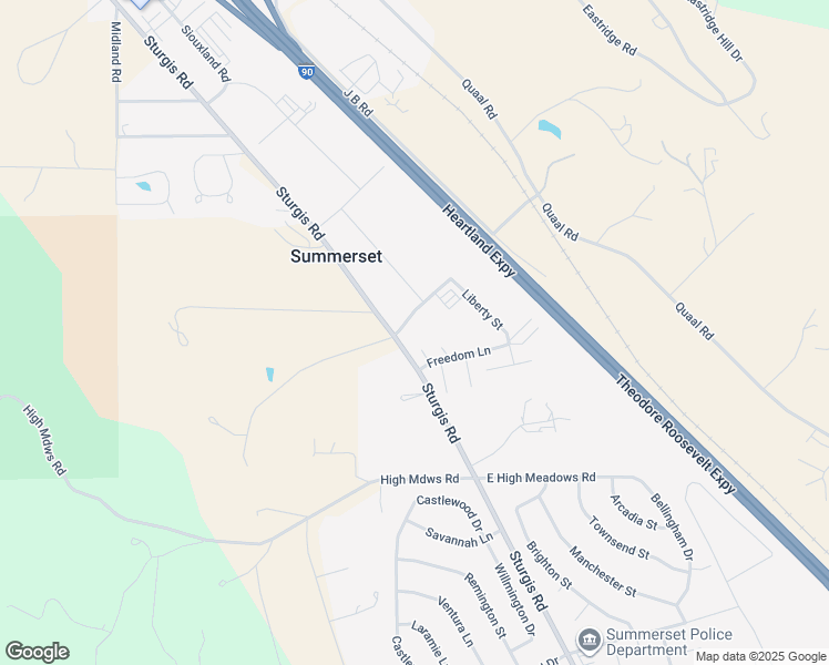 map of restaurants, bars, coffee shops, grocery stores, and more near in Summerset