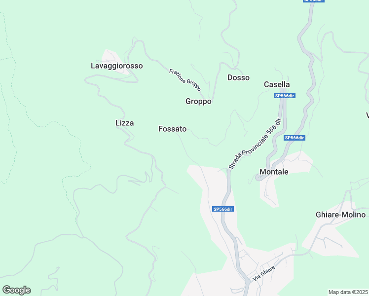 map of restaurants, bars, coffee shops, grocery stores, and more near 8 Via Fossato in Fossato