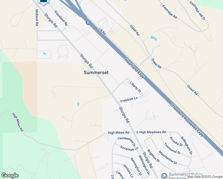 map of restaurants, bars, coffee shops, grocery stores, and more near in Summerset