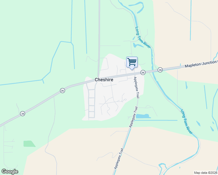 map of restaurants, bars, coffee shops, grocery stores, and more near 93142 Park Street in Cheshire