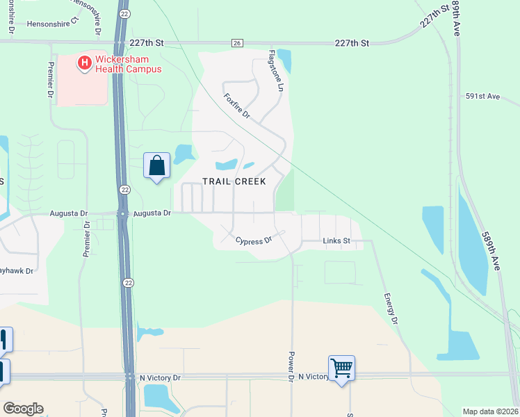 map of restaurants, bars, coffee shops, grocery stores, and more near 716 Fieldcrest Drive in Mankato