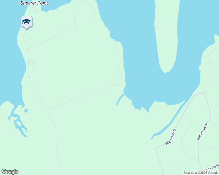 map of restaurants, bars, coffee shops, grocery stores, and more near 163 Ingham Road in Roseneath