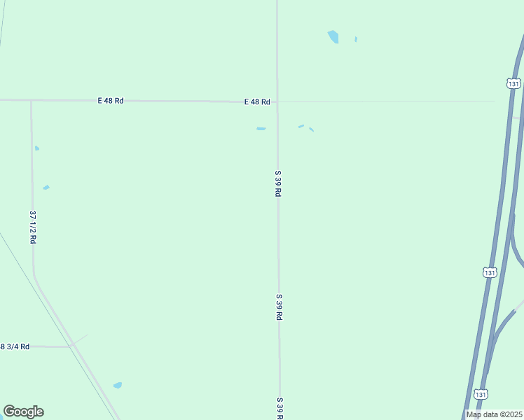 map of restaurants, bars, coffee shops, grocery stores, and more near 10386-10498 South 39 Road in Cadillac