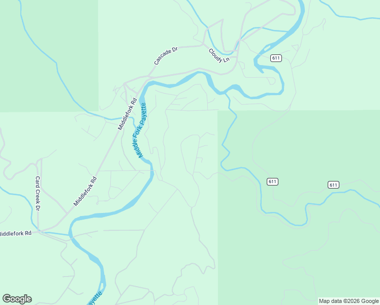 map of restaurants, bars, coffee shops, grocery stores, and more near 35 Apple Blossom Lane in Garden Valley