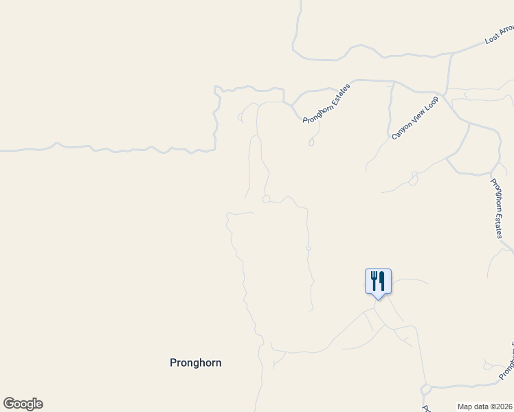 map of restaurants, bars, coffee shops, grocery stores, and more near 66480 Pronghorn Estates in Bend