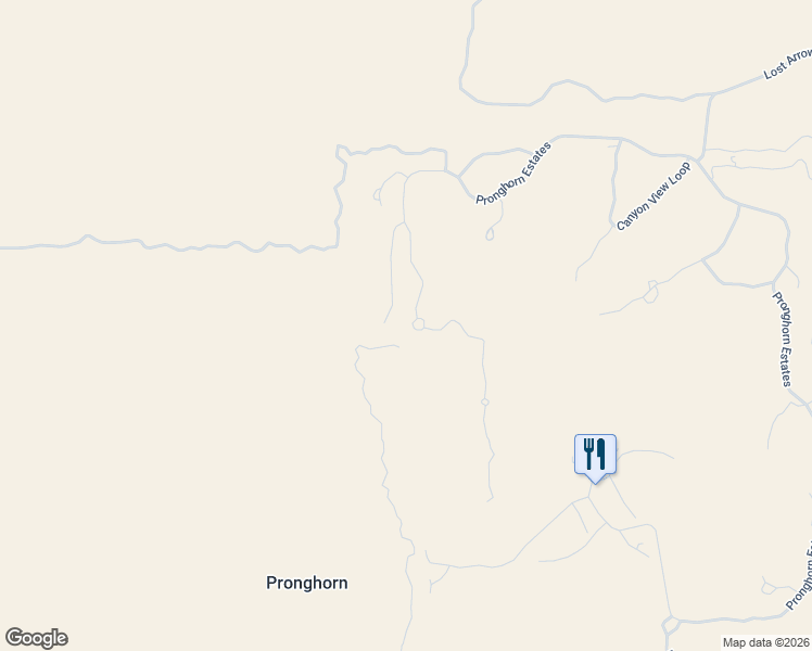map of restaurants, bars, coffee shops, grocery stores, and more near 66480 Pronghorn Estates in Bend