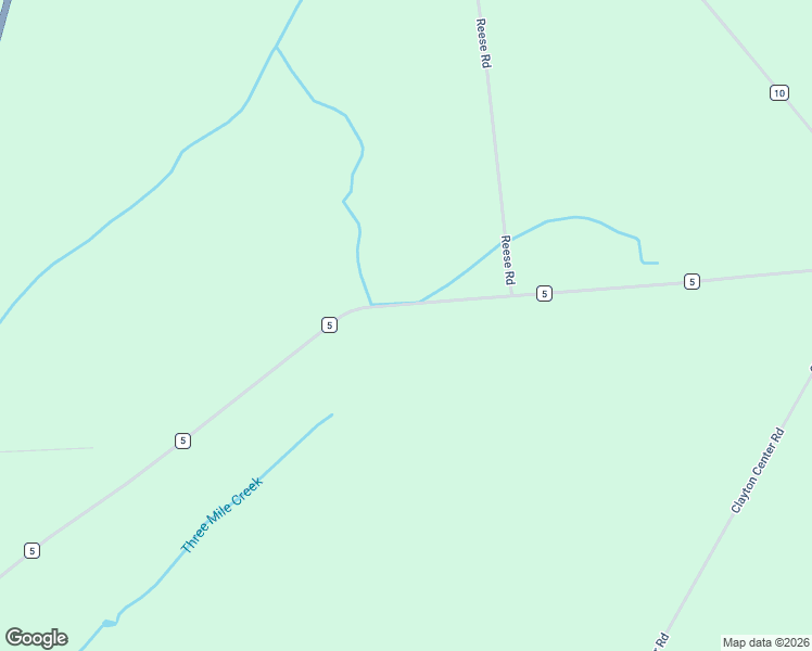 map of restaurants, bars, coffee shops, grocery stores, and more near 15548 County Road 5 in Clayton