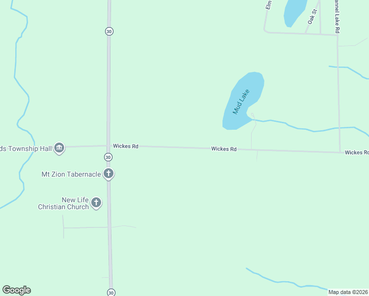 map of restaurants, bars, coffee shops, grocery stores, and more near 3164-3298 Wickes Road in West Branch