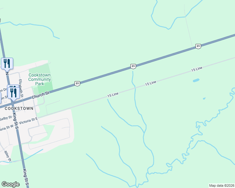 map of restaurants, bars, coffee shops, grocery stores, and more near 4065 15 Line in Innisfil
