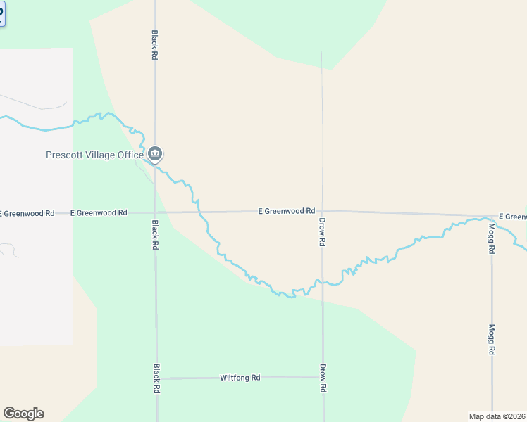 map of restaurants, bars, coffee shops, grocery stores, and more near 5301-5477 East Greenwood Road in Prescott