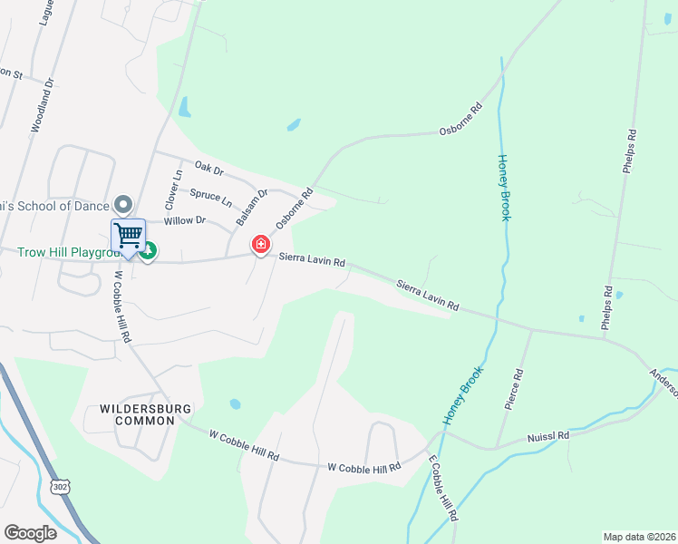 map of restaurants, bars, coffee shops, grocery stores, and more near 383 Sierra Lavin Road in Barre