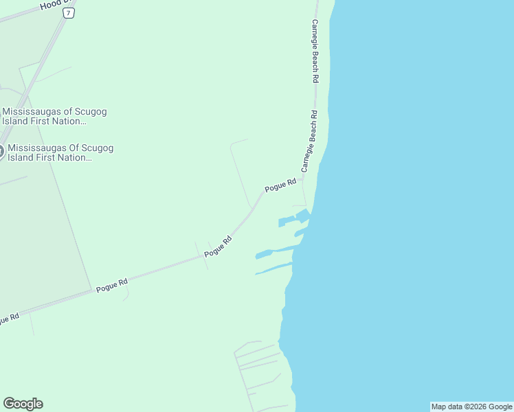 map of restaurants, bars, coffee shops, grocery stores, and more near 3331 Pogue Road in Port Perry