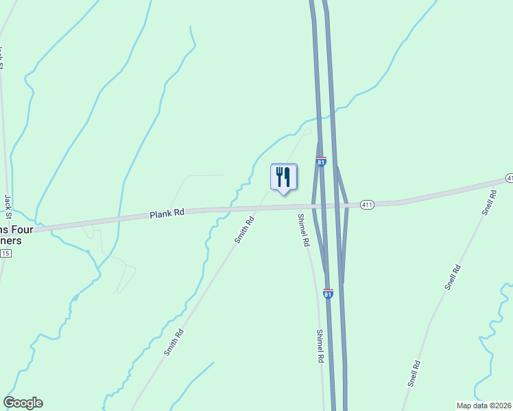 map of restaurants, bars, coffee shops, grocery stores, and more near 36253 Hagen Road in La Fargeville