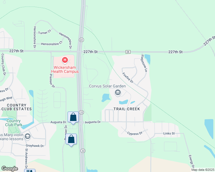 map of restaurants, bars, coffee shops, grocery stores, and more near 107 Butler Falls Court in Mankato