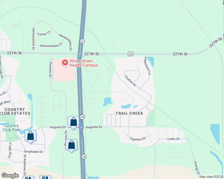 map of restaurants, bars, coffee shops, grocery stores, and more near 107 Butler Falls Court in Mankato