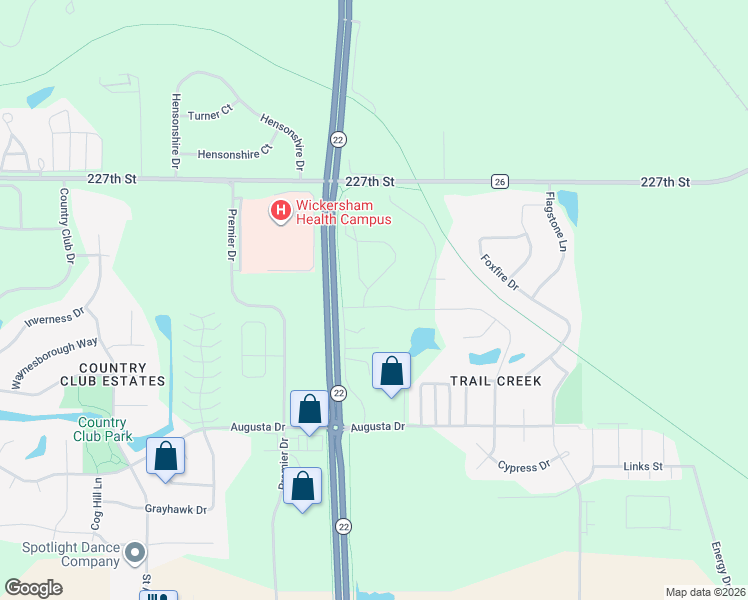 map of restaurants, bars, coffee shops, grocery stores, and more near 250 North Augusta Court in Mankato