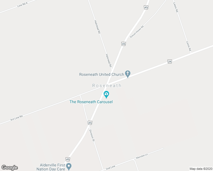 map of restaurants, bars, coffee shops, grocery stores, and more near in Roseneath