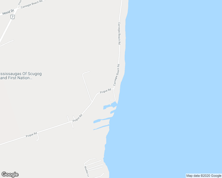 map of restaurants, bars, coffee shops, grocery stores, and more near 3331 Pogue Road in Port Perry