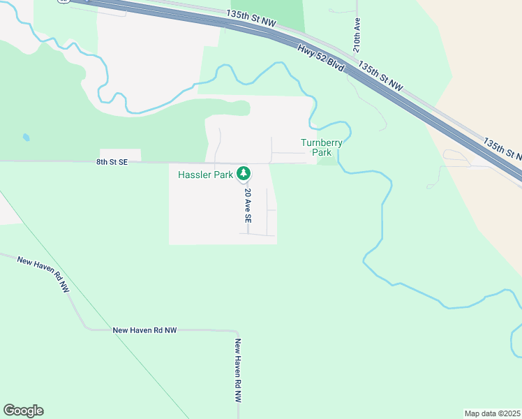 map of restaurants, bars, coffee shops, grocery stores, and more near 1053 20 Avenue Southeast in Pine Island
