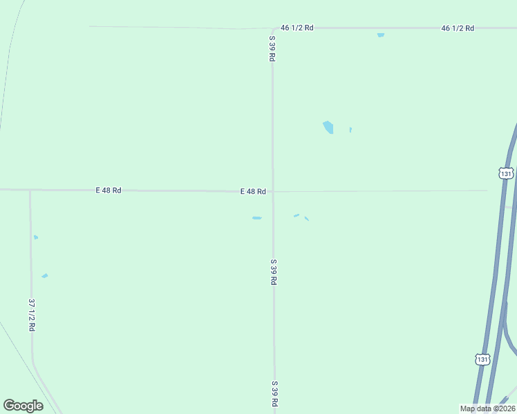 map of restaurants, bars, coffee shops, grocery stores, and more near 6948 East 48 Road in Cadillac