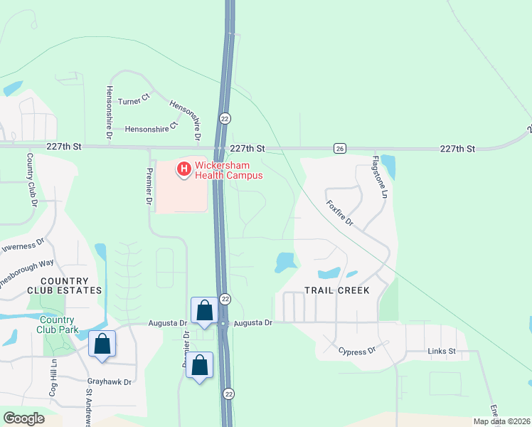 map of restaurants, bars, coffee shops, grocery stores, and more near 250 North Augusta Court in Mankato