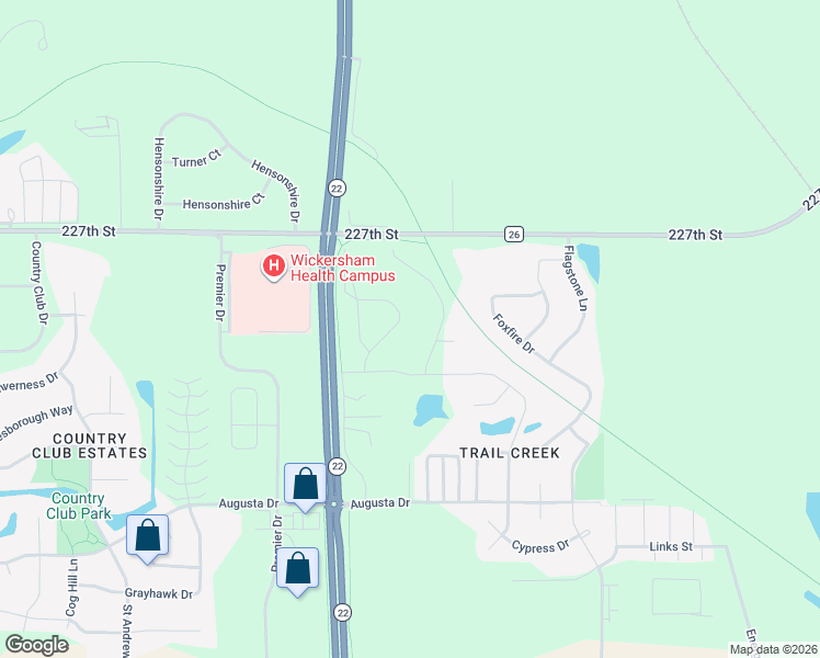 map of restaurants, bars, coffee shops, grocery stores, and more near 250 North Augusta Court in Mankato