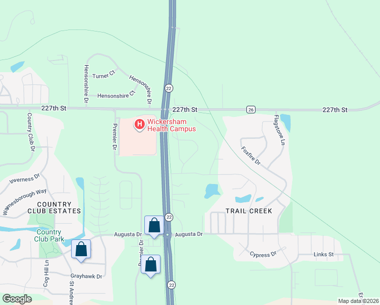 map of restaurants, bars, coffee shops, grocery stores, and more near 250 North Augusta Court in Mankato