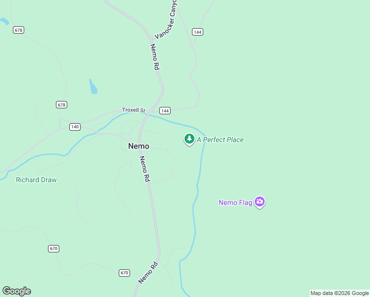 map of restaurants, bars, coffee shops, grocery stores, and more near 12716 Nemo Road in Nemo