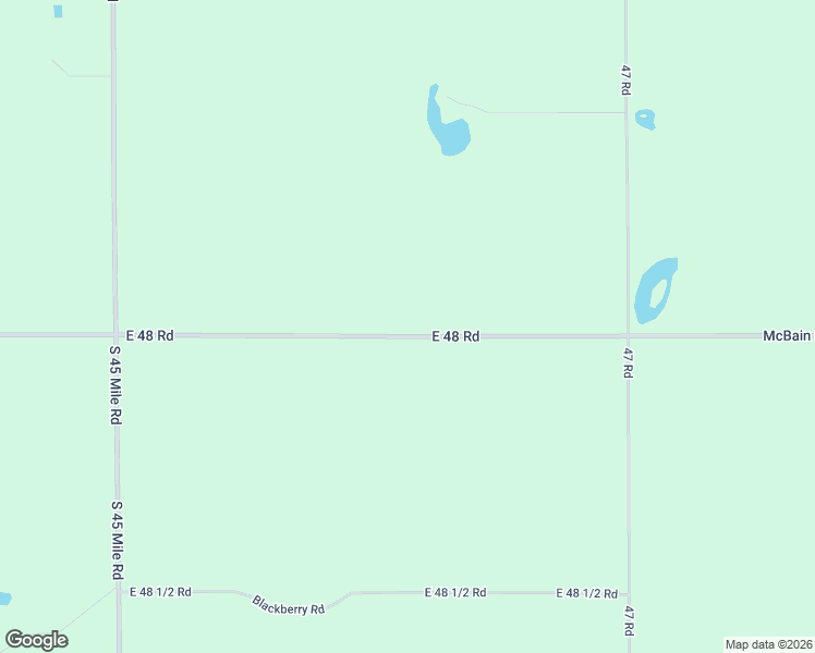 map of restaurants, bars, coffee shops, grocery stores, and more near 10001-10999 East 48 Road in Cadillac