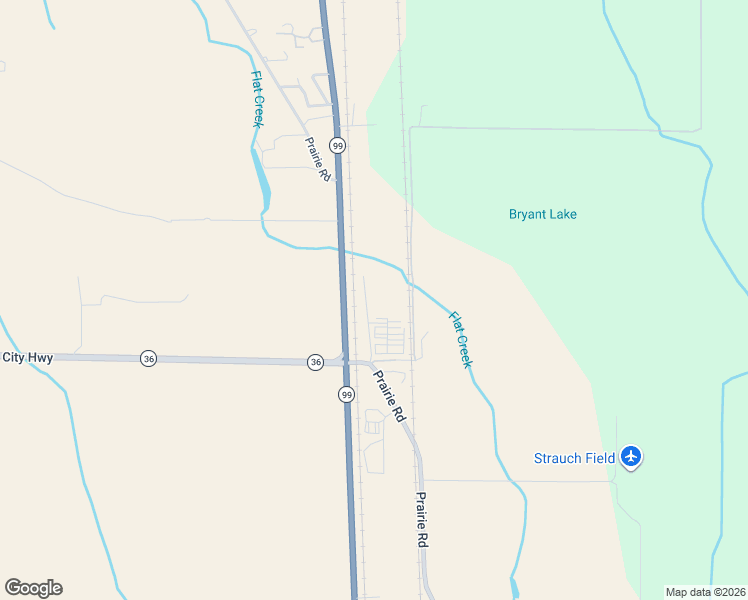 map of restaurants, bars, coffee shops, grocery stores, and more near 93277 Prairie Road in Junction City