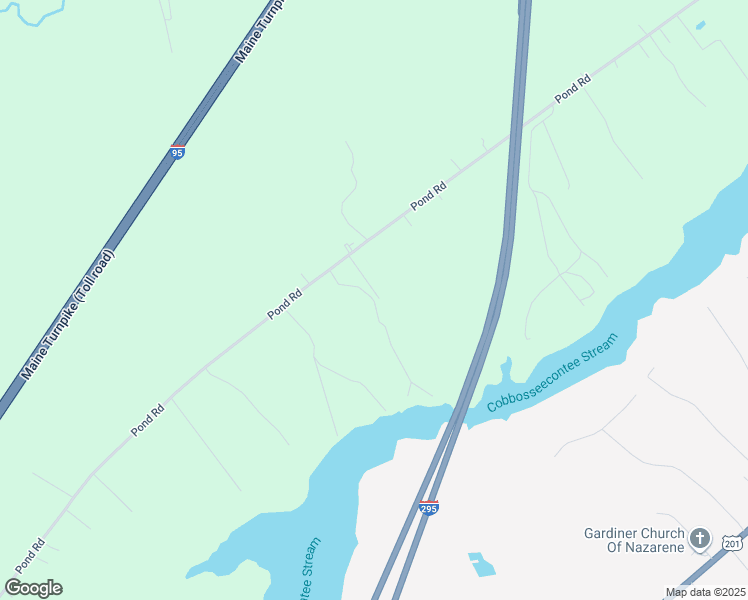 map of restaurants, bars, coffee shops, grocery stores, and more near 39 Lobo Lane in West Gardiner
