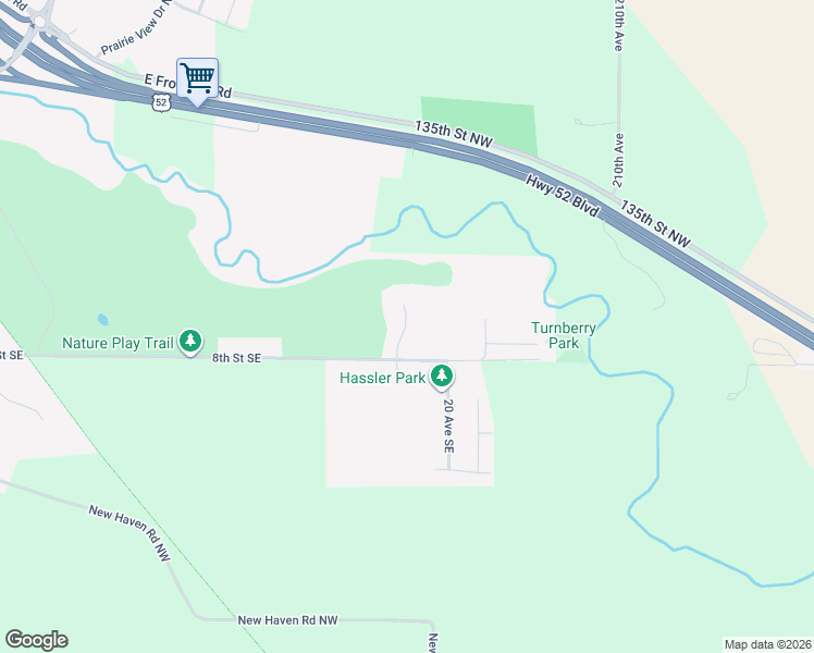 map of restaurants, bars, coffee shops, grocery stores, and more near 701 Carnoustie Place Southeast in Pine Island