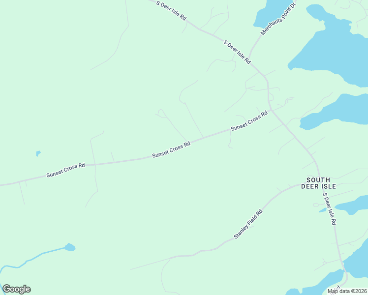 map of restaurants, bars, coffee shops, grocery stores, and more near 63 Sunset Cross Road in Deer Isle