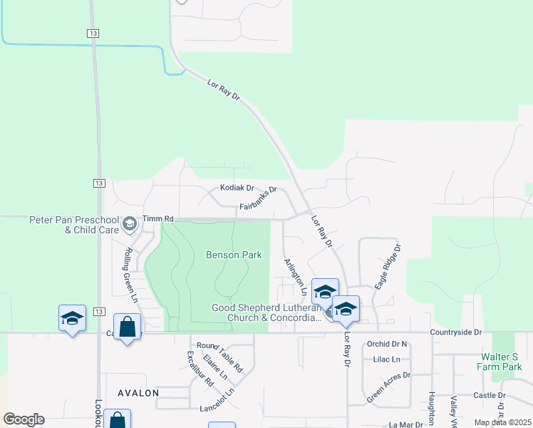 map of restaurants, bars, coffee shops, grocery stores, and more near 11 Juneau Court in North Mankato