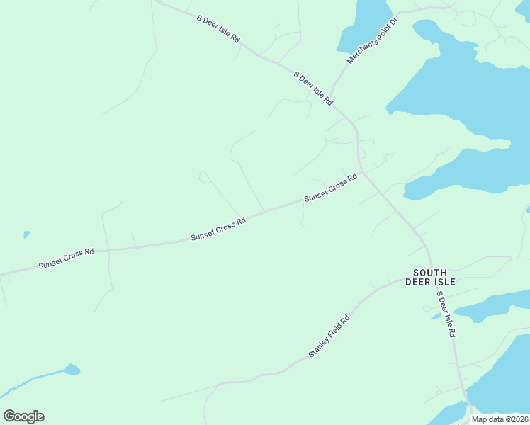 map of restaurants, bars, coffee shops, grocery stores, and more near 63 Sunset Cross Road in Deer Isle