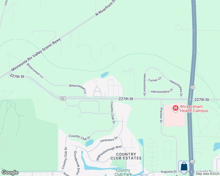map of restaurants, bars, coffee shops, grocery stores, and more near 106 Maple Drive in Mankato