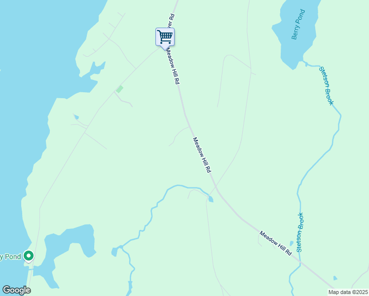 map of restaurants, bars, coffee shops, grocery stores, and more near 340 Meadow Hill Road in Greene