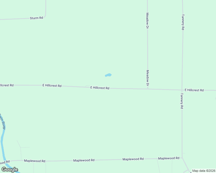 map of restaurants, bars, coffee shops, grocery stores, and more near 3720 East Hillcrest Road in Two Rivers