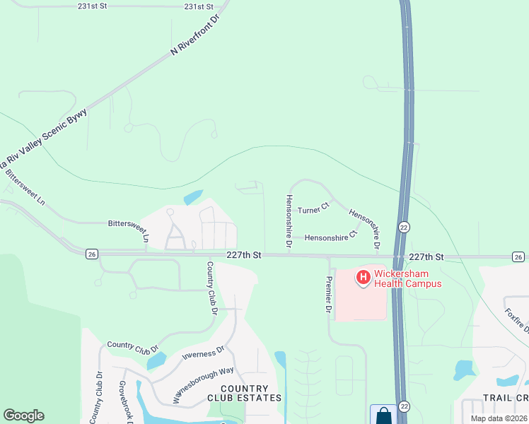 map of restaurants, bars, coffee shops, grocery stores, and more near Jace Drive in Mankato