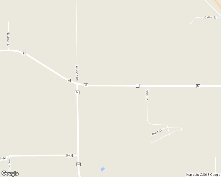map of restaurants, bars, coffee shops, grocery stores, and more near 6003 County Road II in Larsen
