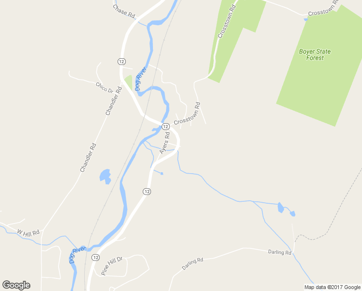 map of restaurants, bars, coffee shops, grocery stores, and more near 1908 Vermont 12 in Northfield