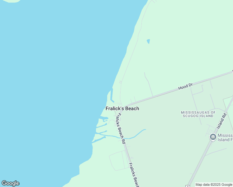 map of restaurants, bars, coffee shops, grocery stores, and more near 342 Fralicks Beach Road in Port Perry