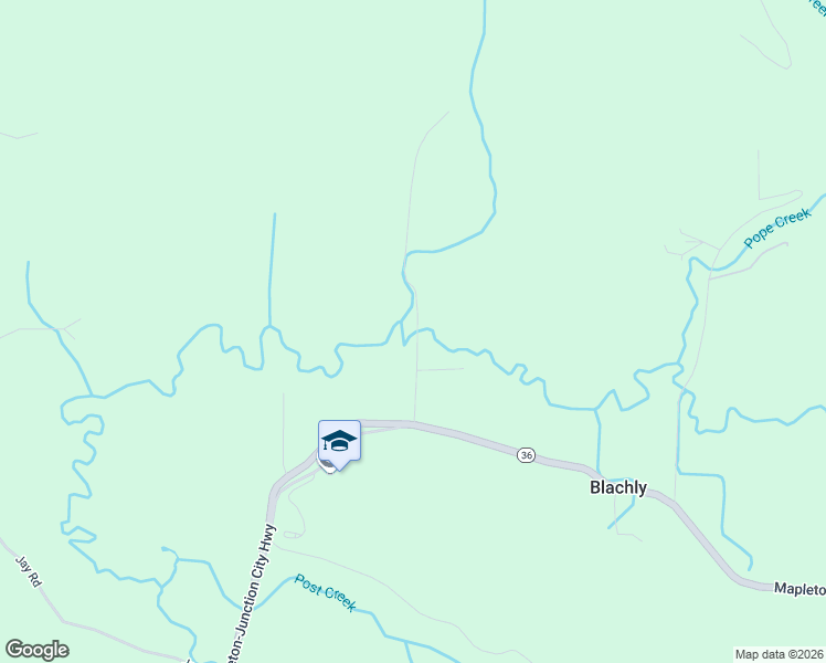 map of restaurants, bars, coffee shops, grocery stores, and more near 93771 Sam Brown Road in Blachly