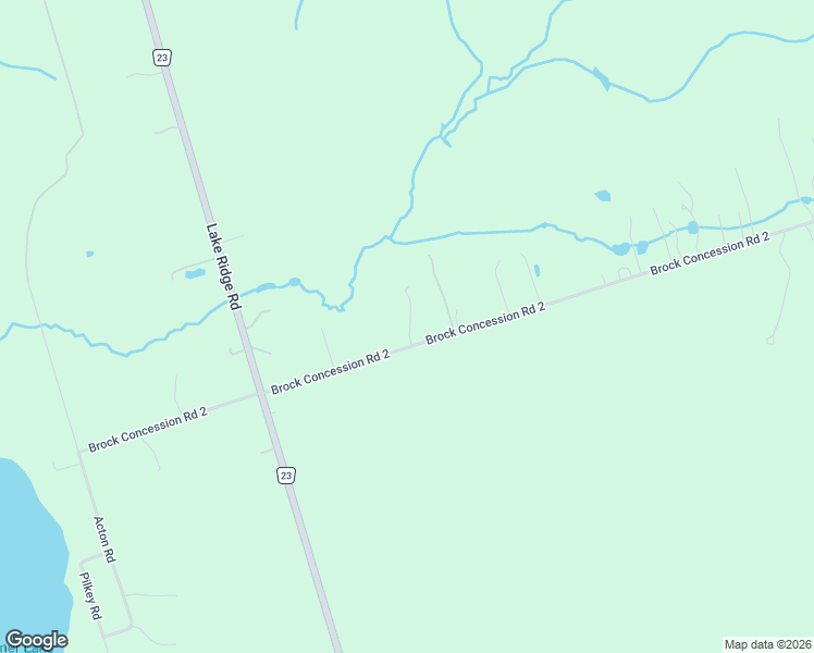 map of restaurants, bars, coffee shops, grocery stores, and more near 175S Brock Concession Road 2 in Brock