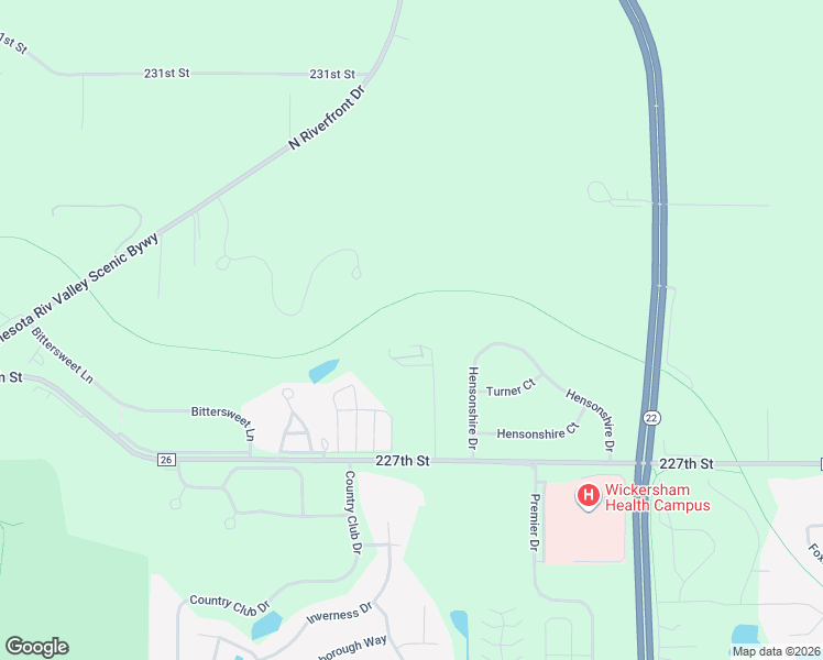 map of restaurants, bars, coffee shops, grocery stores, and more near 22779 Jace Drive in Mankato