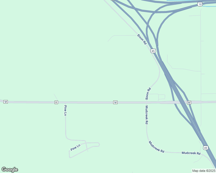 map of restaurants, bars, coffee shops, grocery stores, and more near 5758 County Road II in Larsen